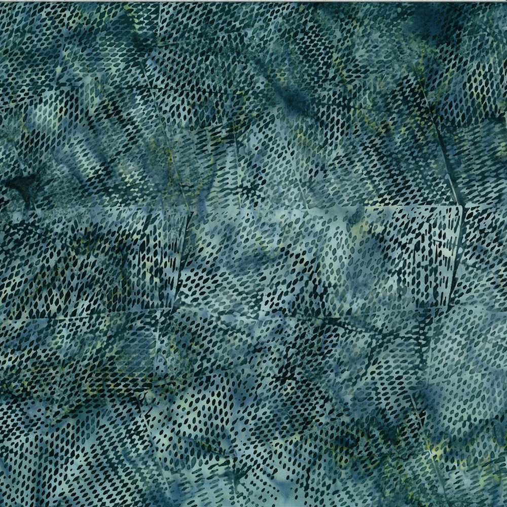 フライマテリアル　ハックル　マラブー hoffman B Hoffman Fabrics Bali Hand Dyed Batik Fishing Net Sea Cliff Green